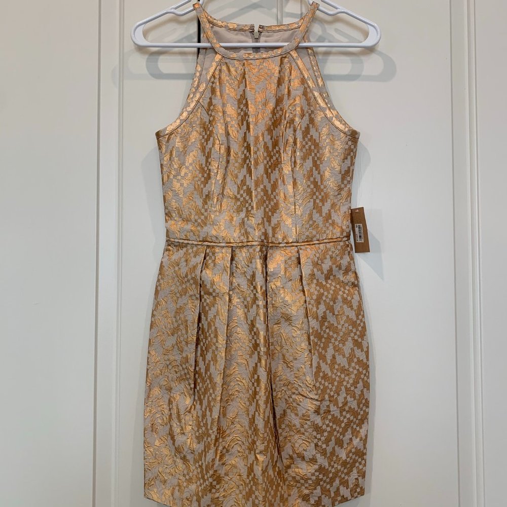Rachel Roy Rose Gold Cocktail Dress - brand new!